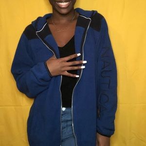 ROYAL BLUE BOYS NAUTICA JACKET FLEECE